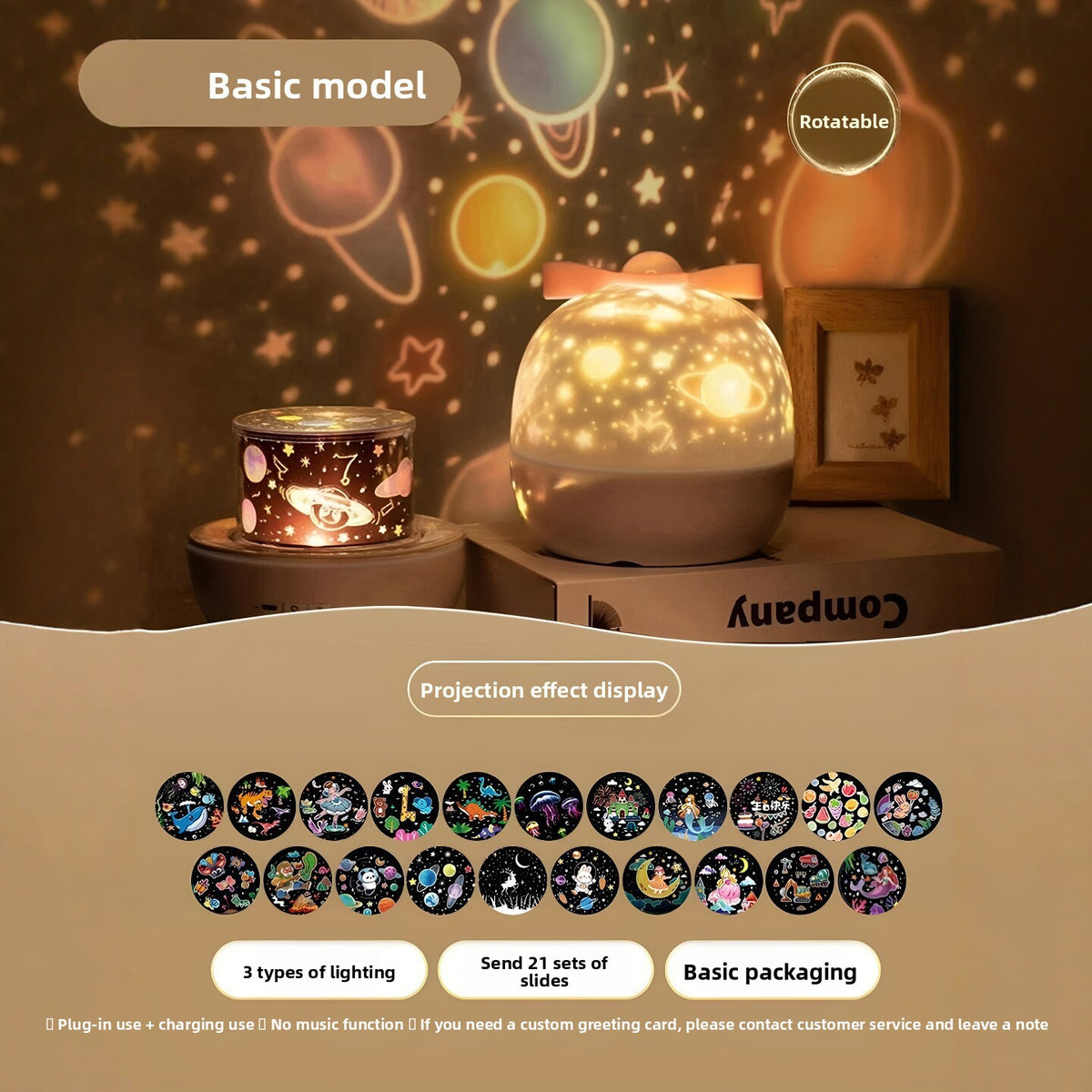 Lampara Proyector Mariposa y Estrellas con Musical Bluetooth