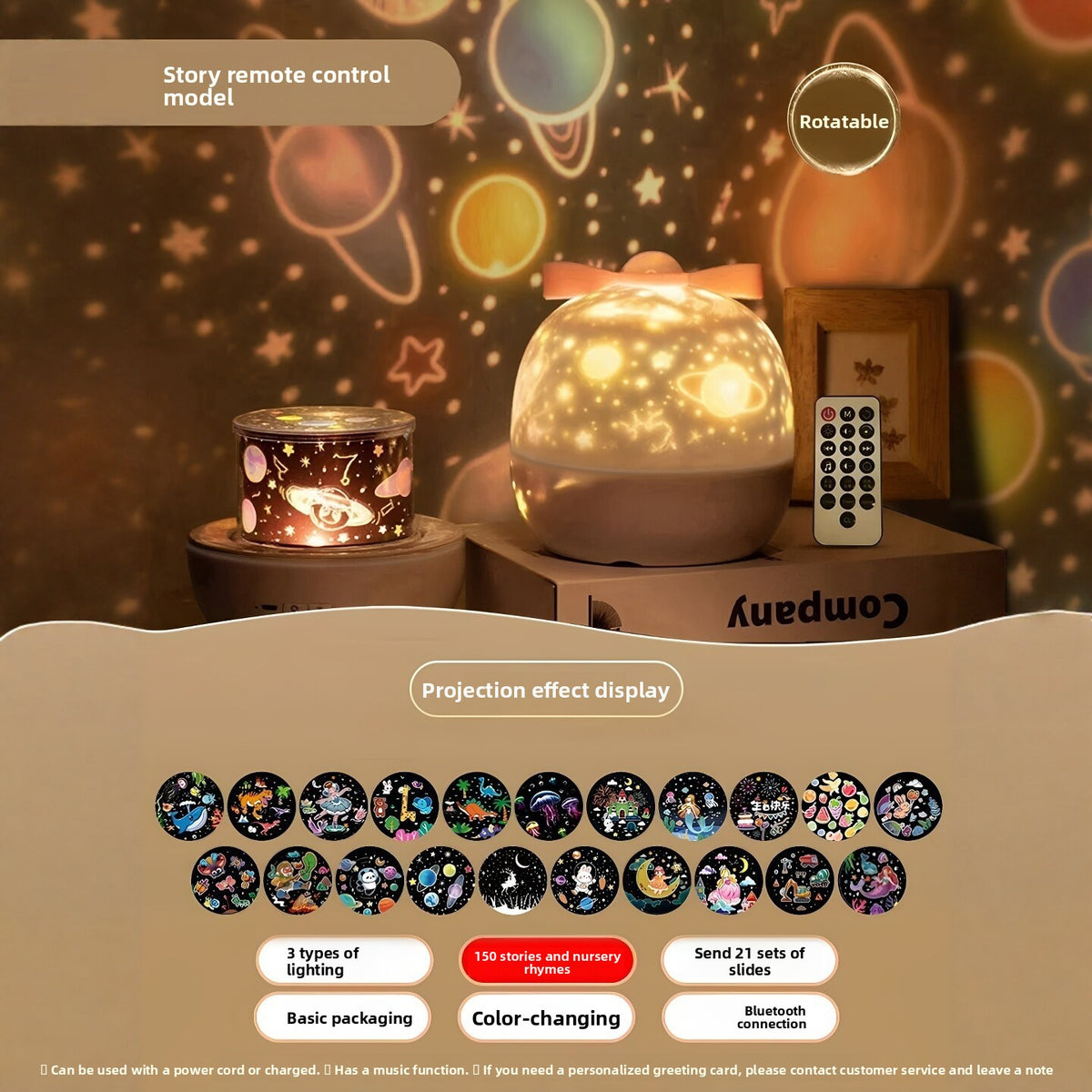 Lampara Proyector Mariposa y Estrellas con Musical Bluetooth