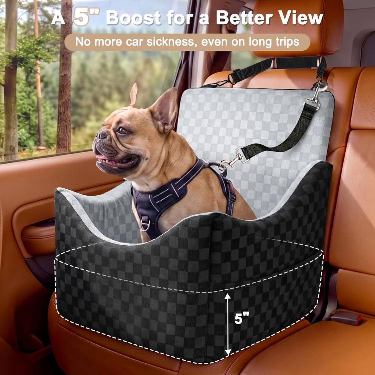 Cama y asiento de viaje para mascotas