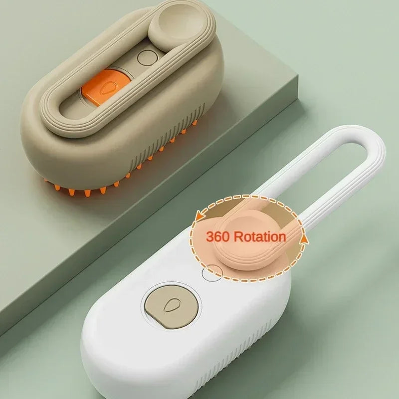 Cepillo de Vapor 3 en 1 para Perros y Gatos.
