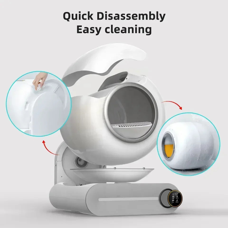🐱 Arenero Automático Inteligente para Gatos 65L