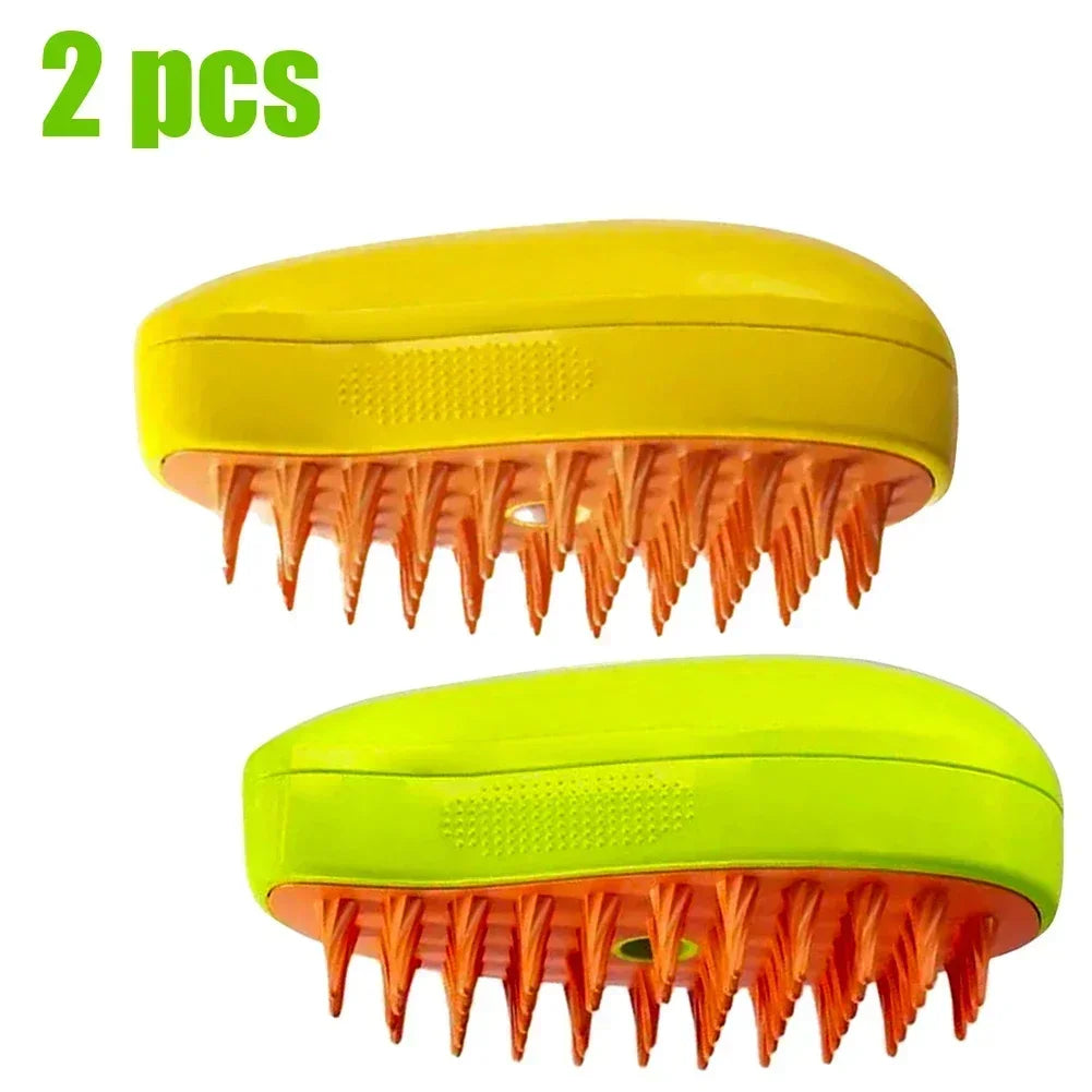 Cepillo de Vapor 3 en 1 para Perros y Gatos.
