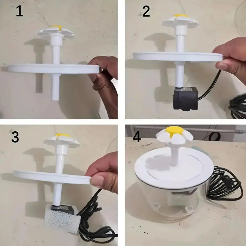 Fuente Automática para Gatos y Perros / Agua Fresca con filtro USB Ultra silenciosa.