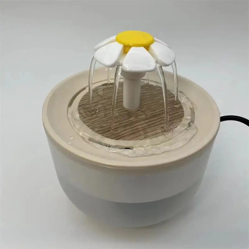 Fuente Automática para Gatos y Perros / Agua Fresca con filtro USB Ultra silenciosa.