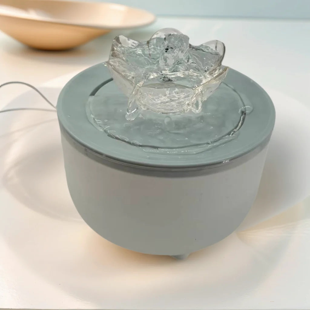 Fuente Automática para Gatos y Perros / Agua Fresca con filtro USB Ultra silenciosa.