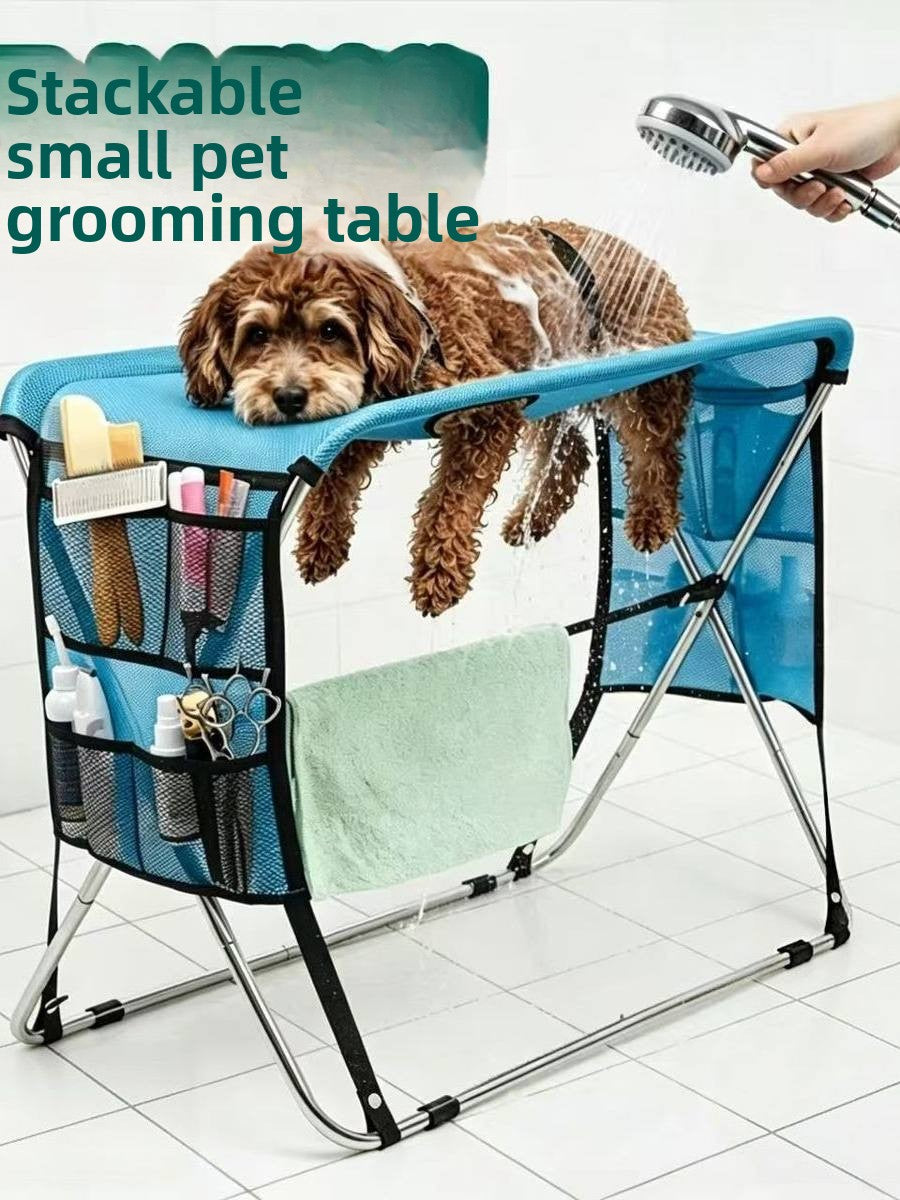 Mesa Plegable de peluqueria para perros y gatos.